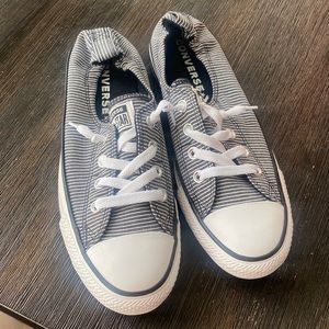 Converse chuck taylor stripped sneakers size 9